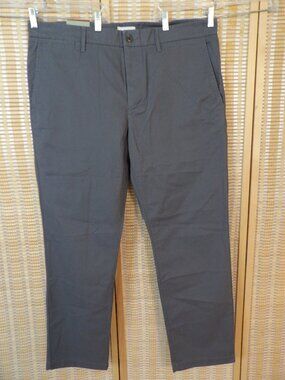 NWT Men's Goodfellow 40x32 Slim Fit Gray Chino Casual Pants